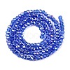 Electroplate Glass Beads Strands EGLA-A044-T1mm-B31-3