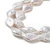 Natural Baroque Pearl Keshi Pearl Beads Strands PEAR-E016-009-3