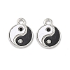 Alloy Rhinestone Pendants PALLOY-P319-03P-1