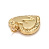 Rack Plating Golden Brass Pendants KK-E260-01G-Z-3