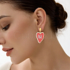 50Pcs 5 Colors 304 Stainless Steel Stud Earring Findings STAS-BBC0010-42-5