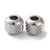 Non-Tarnish 201 Stainless Steel Spacer Beads STAS-K259-14A-P-1