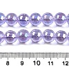 Electroplate Transparent Glass Beads Strands GLAA-T032-T10mm-AB01-2