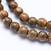 Natural African Padauk Wood Beads Strands WOOD-P011-02-4mm-3