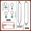 6Pcs Synthetic Turquoise & Alloy Necklaces & Hair Tie Kits SJEW-PH00014-2