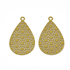 430 Stainless Steel Filigree Pendants X-STAS-S108-25B-05-2