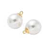 Plastic Imitation Pearl Beads Pendants STAS-Z009-02F-G-2