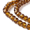 Transparent Glass Beads Strands X-GLAA-C019-01B-07-3