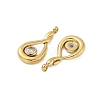 304 Stainless Steel Pendants STAS-R005-08G-05-2