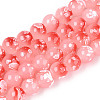 Baking Paint Glass Beads X1-DGLA-N015-8mm-03-1