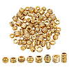 80Pcs 8 Styles Tibetan Style European Beads DIY-NB0012-43F-1
