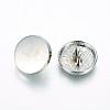 Alloy Shank Buttons BUTT-D054-15mm-05P-3