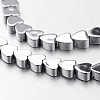 Electroplate Non-magnetic Synthetic Hematite Bead Strands X-G-F300-23A-01-1
