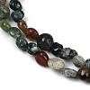 Natural Indian Agate Beads Strands G-Q060-D08-01-4
