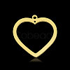 Ion Plating(IP) 201 Stainless Steel Pendants STAS-N090-LA868-2-1
