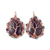 Natural Amethyst Big Pendants G-L524-09RG-05-1