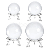 4Pcs Round Glass Crystal Ball AJEW-OC0015-70-1