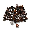 Natural Red  Tiger Eye Dyed & Heated Cabochons G-H309-03-49-1