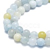 Natural Aquamarine Beads Strands G-K245-A15-02-3