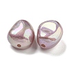 Spray Painted ABS Plastic Beads KY-C017-03D-2