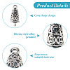 12Pcs Tibetan Style Alloy Pendants KK-HS0001-88-4