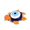Handmade Lampwork Turtle with Evil Eye Figurine Display Decorations LAMP-N034-25D-2