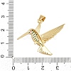 Brass Micro Pave Colorful Cubic Zirconia Pendants CU-CBA4A93-01G-G-3