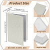 3Pcs 3 Colors Book Shaped Linen Magnetic Storage Boxes CON-GW0001-04-2