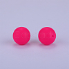 Round Silicone Focal Beads SI-JX0046A-18-2