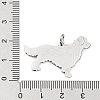 Non-Tarnish 304 Stainless Steel Pendants STAS-E205-10P-3