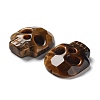 Natural Tiger Eye Pendants G-M406-F02-02-3