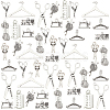 Tibetan Style Alloy Pendants TIBEP-PH0004-59AS-1