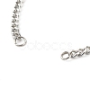 Tarnish Resistant 304 Stainless Steel Twisted Chains Bracelet Making X-AJEW-JB01064-3