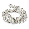Handmade Foil Lampwork Bumpy Beads Strands FOIL-Z001-05B-1