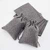 Burlap Packing Pouches Drawstring Bags ABAG-Q050-10x14-04-5