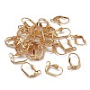 Brass Leverback Earring Findings X-KK-F824-006G-2