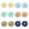 12Pcs 6 Colors Polyester Ornament Accessories DIY-CA0008-08B-1