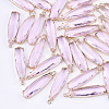 Transparent Glass Pendants GLAA-T007-15E-1