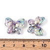 UV Plating Printed Opaque Acrylic Beads PACR-N017-05A-3