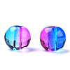 Mixed Style & Mixed Color Round Spray Painted Glass Beads DGLA-X0003-4mm-3