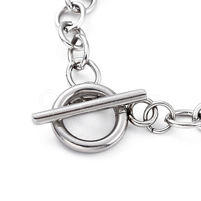 Religion Alloy Charm Bracelets BJEW-JB04647-1