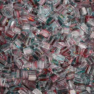 Transparent Spray Painted Glass Seed Beads SEED-L011-10A-03-1
