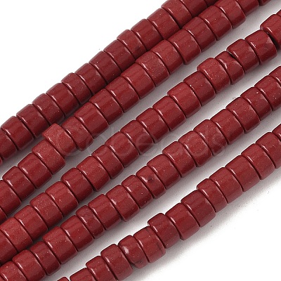 Dyed Natural Magnesite Beads Strands G-M448-F01-01-1