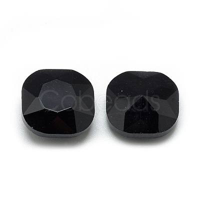 Pointed Back Glass Rhinestone Cabochons RGLA-T032-10x10mm-23-1
