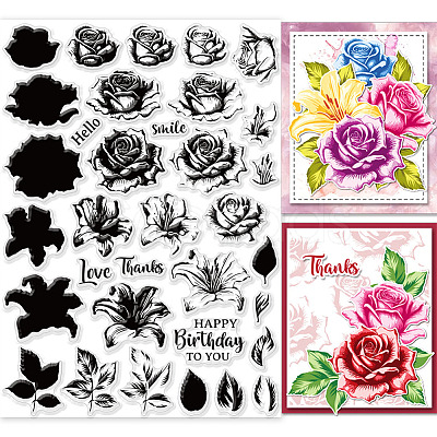 Custom PVC Plastic Stamps DIY-WH0296-0022-1