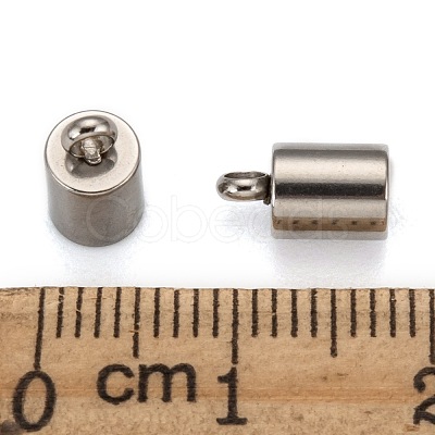 Tarnish Resistant 304 Stainless Steel Cord Ends STAS-E020-1-1