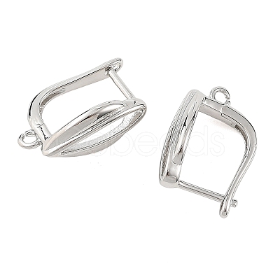 SHEGRACE Brass Hoop Earring Findings XGRQ79455-939P-1