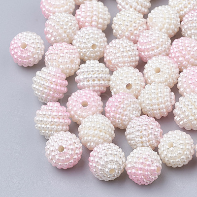 Imitation Pearl Acrylic Beads OACR-T004-10mm-16-1