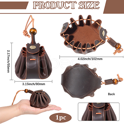 Cowhide Drawstring Coin Purses AJEW-WH20049-45B-1