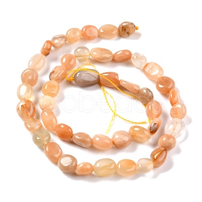 Natural Sunstone Beads Strands G-G018-18A-1